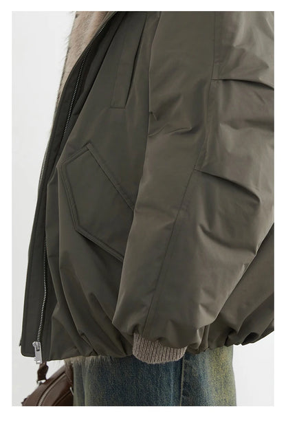 Korean Faux Fur Down Coat – Autumn/Winter 2025 Collection