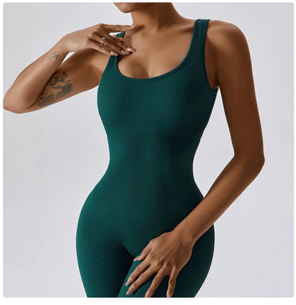 One-Piece Seamless Yoga Suit