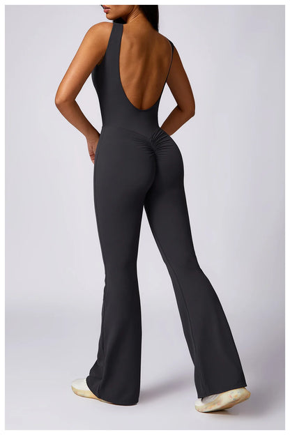 Women’s One-Piece Yoga Jumpsuit – Seamless Training Bodysuit