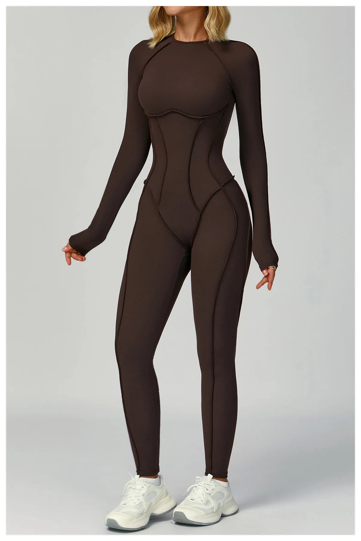 Women’s Long Sleeve Yoga Jumpsuit