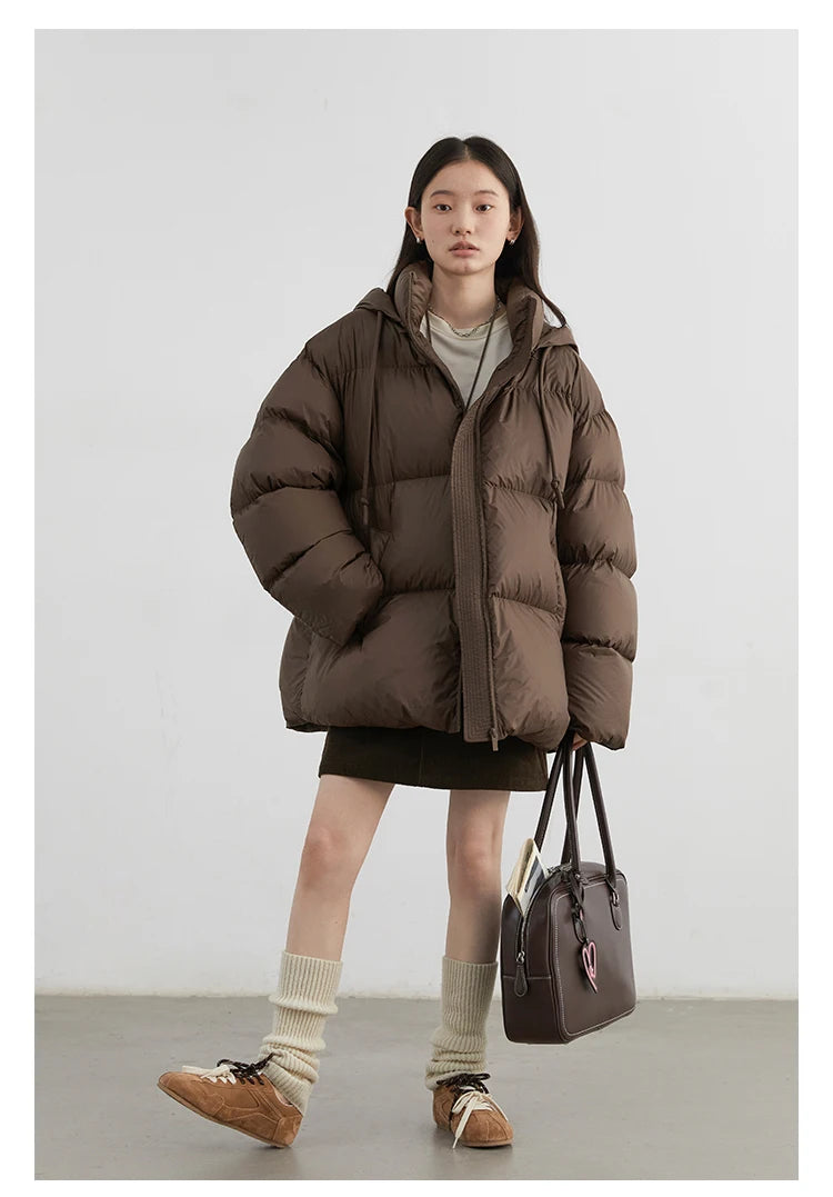 Hooded Puffer Down Coat – Autumn/Winter 2025 Collection