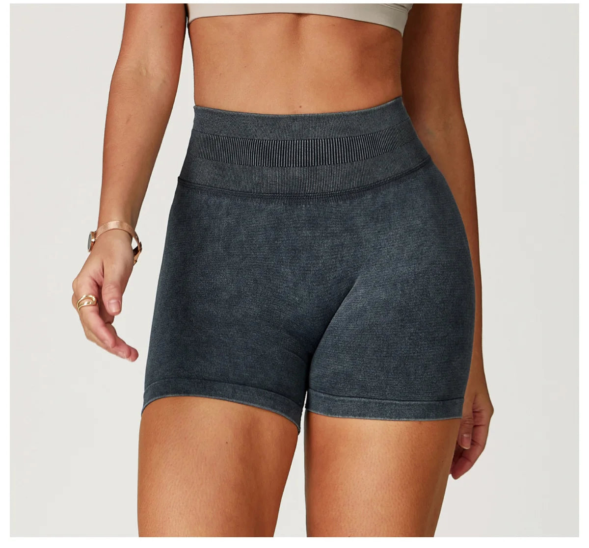 Seamless High Waist Yoga Shorts