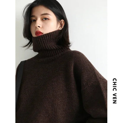 Korean Turtleneck Sweater – Winter 2025 Collection
