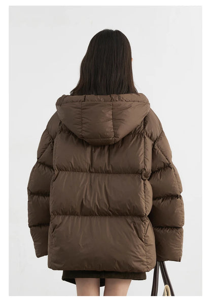 Hooded Puffer Down Coat – Autumn/Winter 2025 Collection